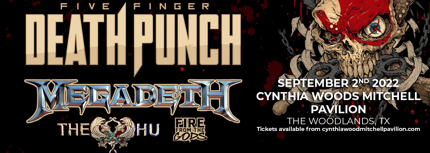 Five Finger Death Punch 2022 Tour With Megadeth The Hu And Fire From The Gods Tickets 2nd 2963