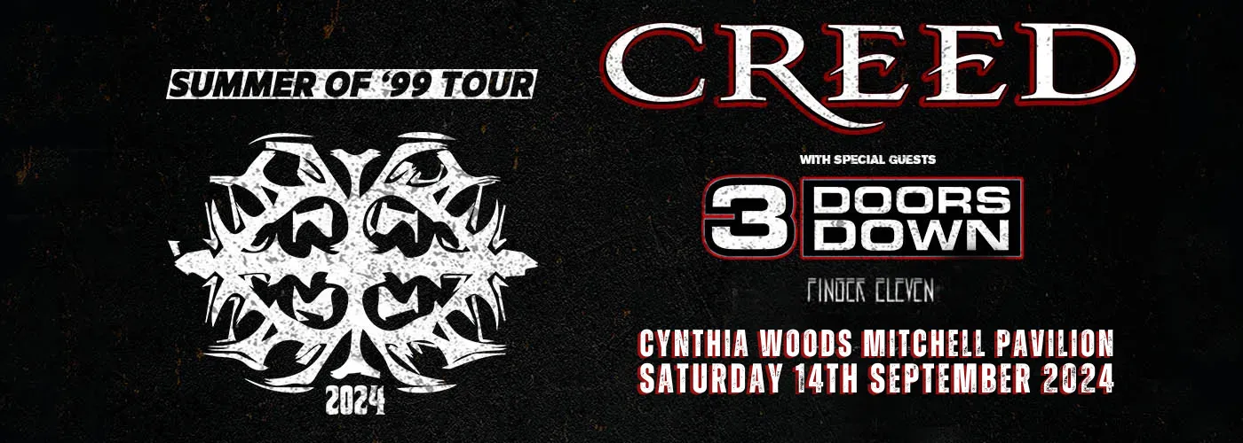 Creed, 3 Doors Down & Finger Eleven Tickets 14th September Cynthia