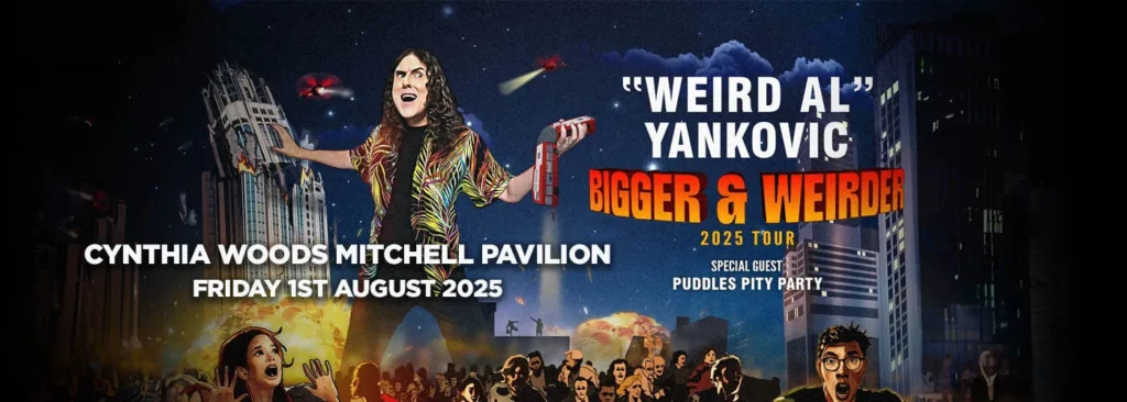 Weird Al Yankovic & Puddles Pity Party at The Cynthia Woods Mitchell Pavilion